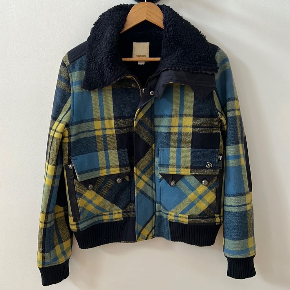 Unique Diesel wool coat Medium